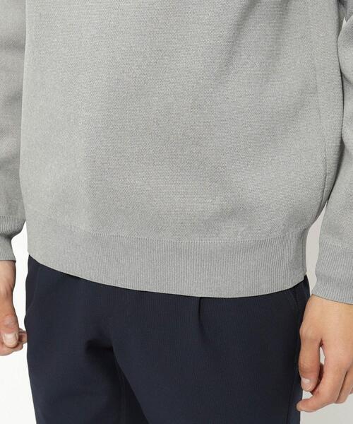 adabat（アダバット）の「ウォッシャブル素材 サルーキジャカードニット（ニット/セーター・メンズ・グレー/ネイビー/オレンジ・50/48/46）」の21枚目の写真