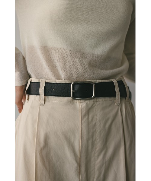 STYLEMIXER(スタイルミキサー)の「スプリットレザーベルト(ベルト・レディース・ブラック/ブラウン・FREE)」の1枚目の写真