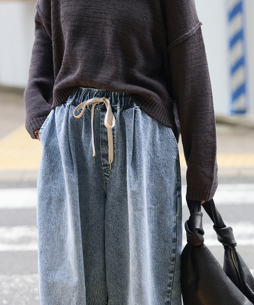 新品　JOURNAL STANDARD イージーデニムワイドパンツ 追加4》イージーデニムワイドパンツ（デニムパンツ）｜JOURNAL