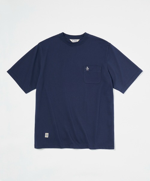 penguin BY MUNSINGWEAR(ペンギン バイ マンシングウェア)の「Pique crew neck T-shirt(Tシャツ/カットソー・メンズ・ベージュ/ネイビー/グリーン/レッド/ホワイト/ブラック・S/M/L/XL)」の5枚目の写真