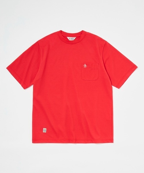 penguin BY MUNSINGWEAR(ペンギン バイ マンシングウェア)の「Pique crew neck T-shirt(Tシャツ/カットソー・メンズ・ベージュ/ネイビー/グリーン/レッド/ホワイト/ブラック・S/M/L/XL)」の6枚目の写真