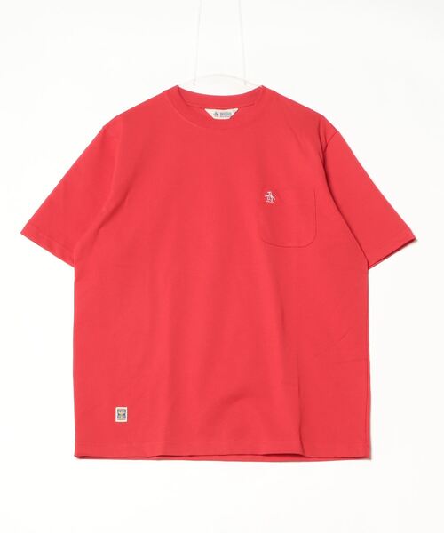 penguin BY MUNSINGWEAR(ペンギン バイ マンシングウェア)の「Pique crew neck T-shirt(Tシャツ/カットソー・メンズ・ベージュ/ネイビー/グリーン/レッド/ホワイト/ブラック・S/M/L/XL)」の9枚目の写真