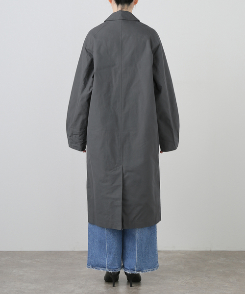 plage（プラージュ）の「BASERANGE/ベースレンジ EVEN LONG コート（ステンカラーコート・レディース・チャコールグレー・36/38）」の19枚目の写真