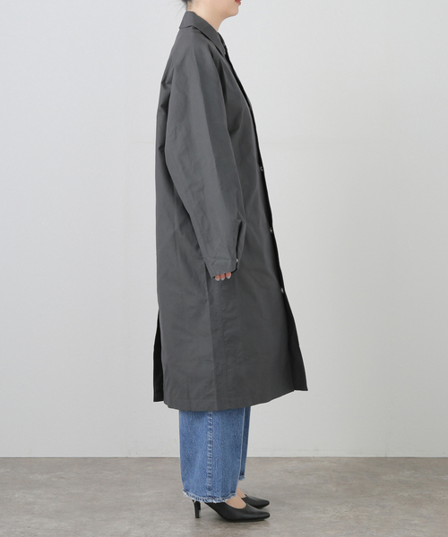 plage（プラージュ）の「BASERANGE/ベースレンジ EVEN LONG コート（ステンカラーコート・レディース・チャコールグレー・36/38）」の20枚目の写真