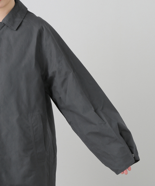 plage（プラージュ）の「BASERANGE/ベースレンジ EVEN LONG コート（ステンカラーコート・レディース・チャコールグレー・36/38）」の21枚目の写真