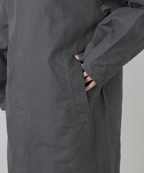 plage（プラージュ）の「BASERANGE/ベースレンジ EVEN LONG コート（ステンカラーコート・レディース・チャコールグレー・36/38）」の2枚目の写真