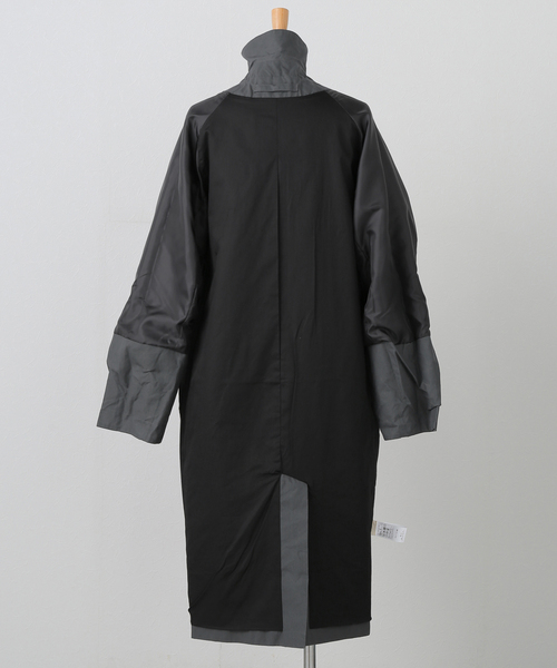 plage（プラージュ）の「BASERANGE/ベースレンジ EVEN LONG コート（ステンカラーコート・レディース・チャコールグレー・36/38）」の6枚目の写真