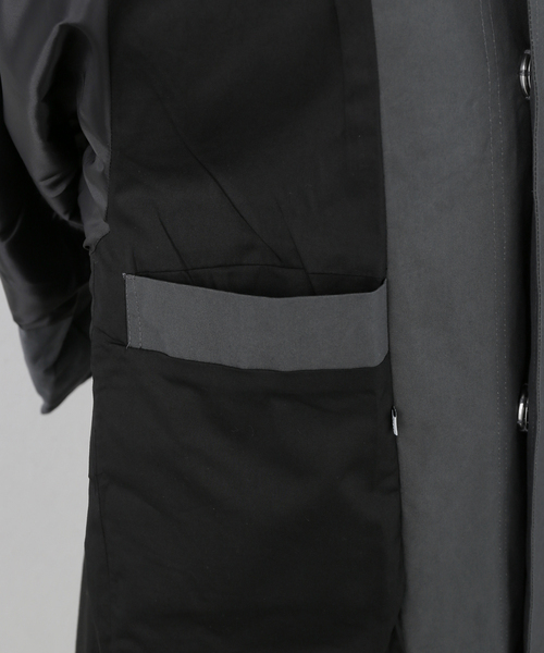 plage（プラージュ）の「BASERANGE/ベースレンジ EVEN LONG コート（ステンカラーコート・レディース・チャコールグレー・36/38）」の7枚目の写真