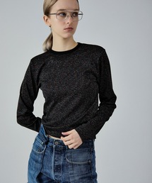 M TO R | LAME RIB LONG SLEEVE CUTSEWN(Tシャツ/カットソー)