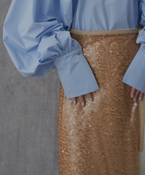 yae（ヤエ）の「ロングスカート（スカート・レディース・ライトグリーン・FREE）」の3枚目の写真