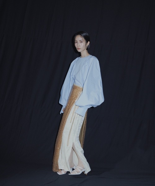 yae（ヤエ）の「ロングスカート（スカート・レディース・ライトグリーン・FREE）」の6枚目の写真