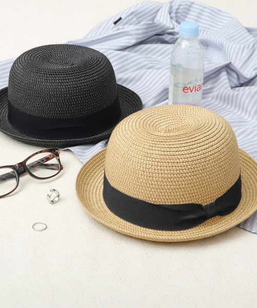 Ruben（ルーベン）の「ペーパー ブレード ボーラーハット 折り畳み可能モデル（ハット・メンズ・ブラック/ベージュ・FREE）」の8枚目の写真