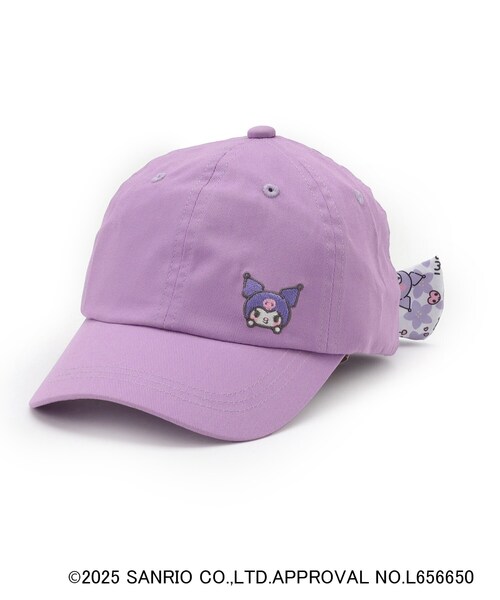 SHOO・LA・RUE(シューラルー)の「◆【サンリオキャラクターズ】バックリボンCAP(キャップ・キッズ・アイボリー/サックスブルー/ライトパープル・99)」の3枚目の写真