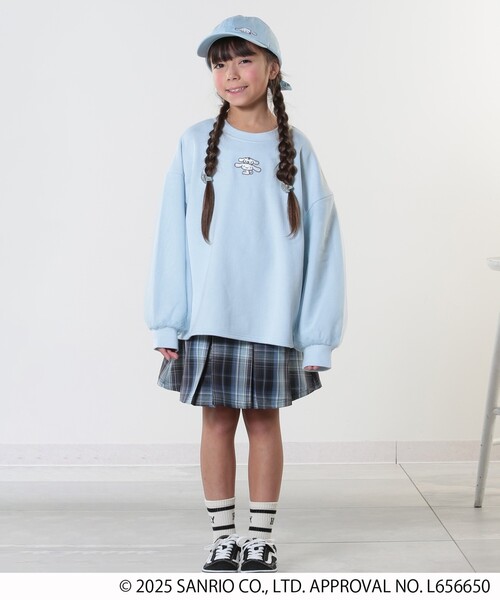 SHOO・LA・RUE(シューラルー)の「◆【サンリオキャラクターズ】バックリボンCAP(キャップ・キッズ・アイボリー/サックスブルー/ライトパープル・99)」の6枚目の写真