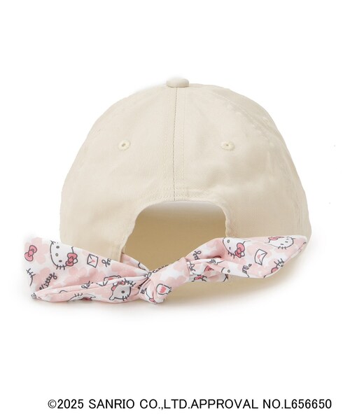 SHOO・LA・RUE(シューラルー)の「◆【サンリオキャラクターズ】バックリボンCAP(キャップ・キッズ・アイボリー/サックスブルー/ライトパープル・99)」の8枚目の写真