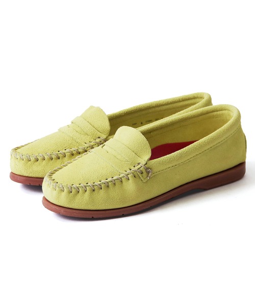 Minnetonka（ミネトンカ）の「【MINNETONKA/ミネトンカ】 ペニーモカシン MELLONY PENNY（モカシン/デッキシューズ・レディース・グレー/ブルー/シルバー/ストーン/ブラウン/コーラル/レモンイエロー/ブラック・5/6/7/8/9）」の22枚目の写真