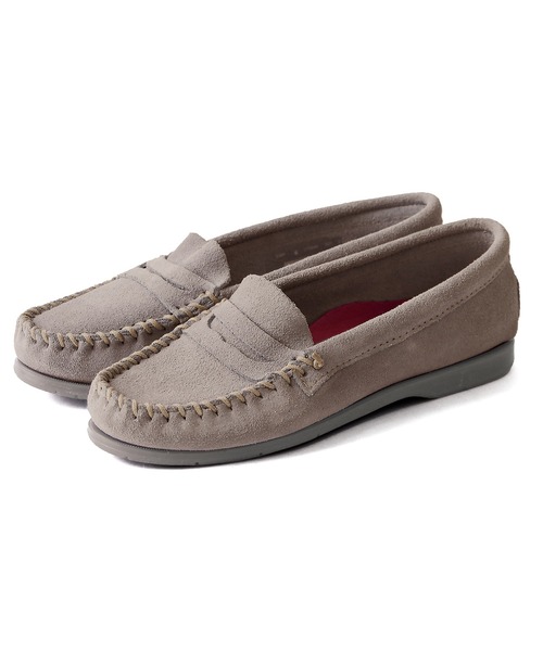 Minnetonka（ミネトンカ）の「【MINNETONKA/ミネトンカ】 ペニーモカシン MELLONY PENNY（モカシン/デッキシューズ・レディース・グレー/ブルー/シルバー/ストーン/ブラウン/コーラル/レモンイエロー/ブラック・5/6/7/8/9）」の19枚目の写真