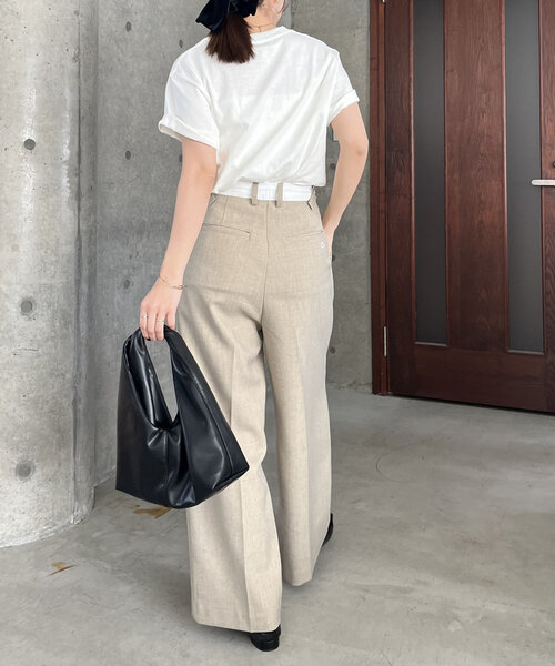 CAPRICIEUX LEMAGE セットアップ セール】【C.L】【セットアップ対応】マーベルトタックパンツ