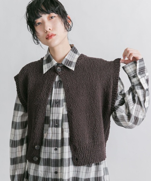 UNITED ARROWS LTD. OUTLET｜ブークレ ニット ジップ ベスト
