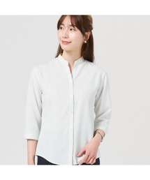 【吸水速乾】【COFREX】スキッパー 七分袖 レディースデザインシャツ