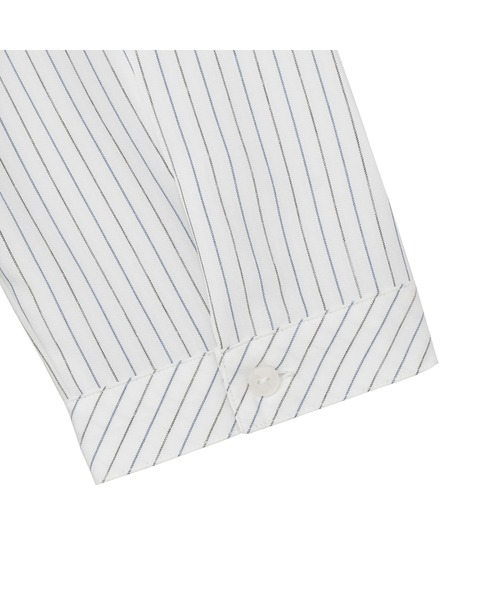 TOKYO SHIRTS(トウキョウシャツ)の「【吸水速乾】【COFREX】スキッパー 七分袖 レディースデザインシャツ(シャツ/ブラウス・レディース・ブルー・S/M/L/LL/XL)」の4枚目の写真