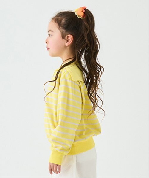 minimal（ミニマル）の「セーラーカラープルオーバー（Tシャツ/カットソー・キッズ・ホワイト/ターコイズブルー/レモンイエロー・110cm/100cm/120cm/130cm/140cm）」の4枚目の写真