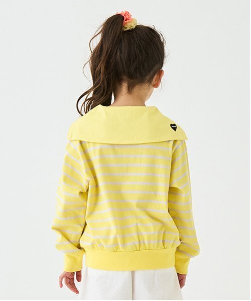 minimal（ミニマル）の「セーラーカラープルオーバー（Tシャツ/カットソー・キッズ・ホワイト/ターコイズブルー/レモンイエロー・110cm/100cm/120cm/130cm/140cm）」の5枚目の写真
