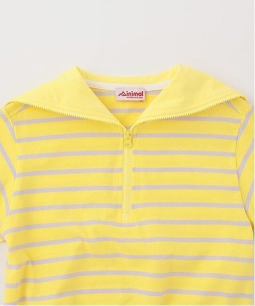 minimal（ミニマル）の「セーラーカラープルオーバー（Tシャツ/カットソー・キッズ・ホワイト/ターコイズブルー/レモンイエロー・110cm/100cm/120cm/130cm/140cm）」の19枚目の写真