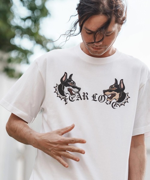 N4 MODE FOURRURE Tシャツ プリントT モードフルーレ MODE FOURRURE イタリア製コットンTシャツ （リップ