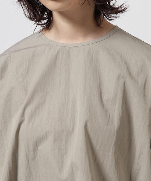 tシャツ B omnivore/ビーオムニボー　ワッシャーサイドタックテントラインプルオーバー レディース セール】B omnivore/ビーオムニボー ワッシャーサイドタック