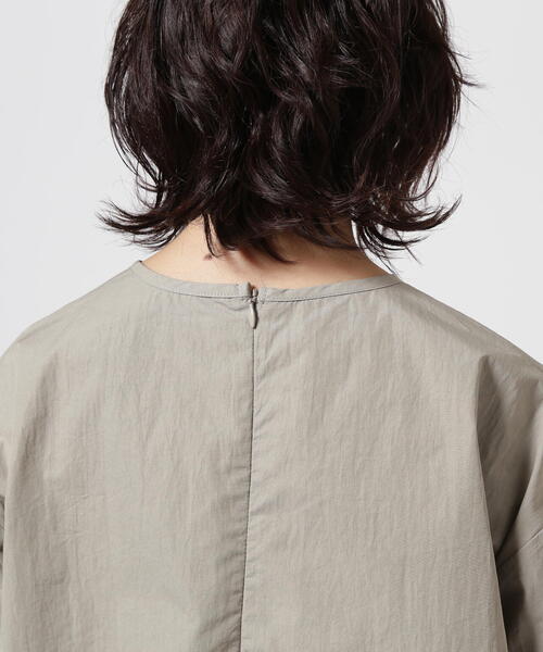 tシャツ B omnivore/ビーオムニボー　ワッシャーサイドタックテントラインプルオーバー レディース セール】B omnivore/ビーオムニボー ワッシャーサイドタック