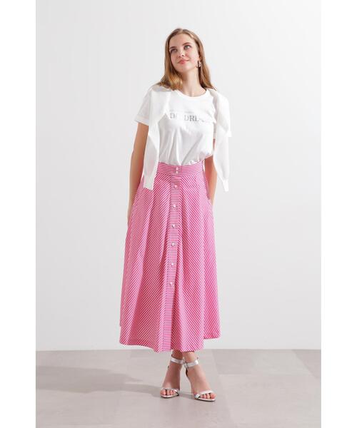 PINKY&DIANNE(ピンキーアンドダイアン)の「◆Day DreamTシャツ(Tシャツ/カットソー・レディース・ホワイト/ベージュ・38)」の13枚目の写真