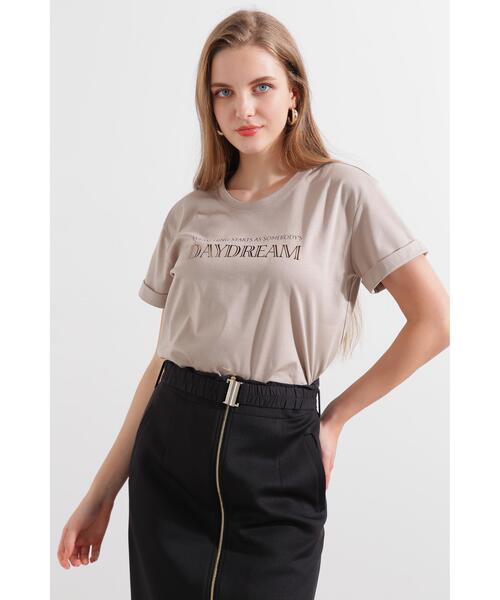 PINKY&DIANNE(ピンキーアンドダイアン)の「◆Day DreamTシャツ(Tシャツ/カットソー・レディース・ホワイト/ベージュ・38)」の18枚目の写真