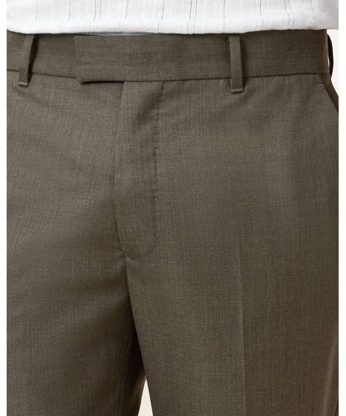 ALLSAINTS（オールセインツ）の「WARD STRAIGHT LEG TAILORED TROUSERS | WARD ストレート レッグ テーラード トラウザー（スラックス・メンズ・カーキブラウン・30/31/28/32）」の3枚目の写真