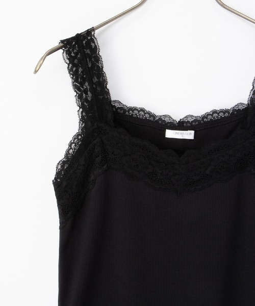 Honeys（ハニーズ）の「【ＵＶカット・吸水速乾】テレコレースキャミソール（キャミソール・レディース・ピンク/グリーン系その他/オフホワイト/ブルー/アイボリー/ブラック/ブラウン/ラベンダー/レッド・L/LL/M/S）」の18枚目の写真