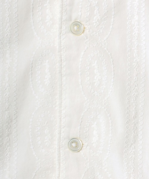 Levi's（リーバイス）の「Levi's/リーバイス THE SUNSET CAMP SHIRT/無地ジャガード 総柄 アロハシャツ/オープンカラーシャツ/キューバシャツ/レディース メンズ（シャツ/ブラウス・メンズ・ホワイト/ブラック系その他/ブルー系その他/ブルー系その他2・M/L/XL）」の7枚目の写真