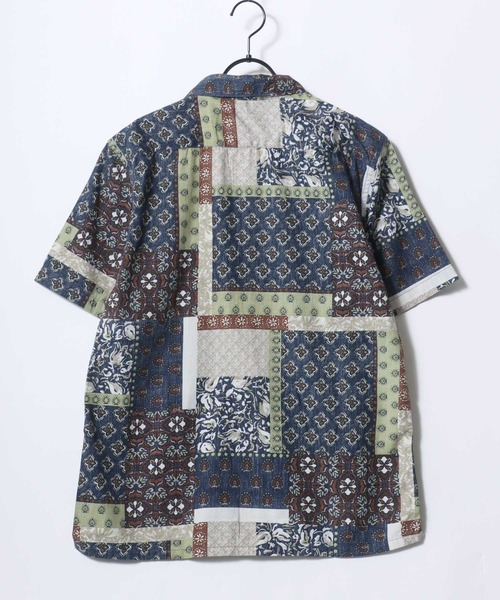 Levi's（リーバイス）の「Levi's/リーバイス THE SUNSET CAMP SHIRT/無地ジャガード 総柄 アロハシャツ/オープンカラーシャツ/キューバシャツ/レディース メンズ（シャツ/ブラウス・メンズ・ホワイト/ブラック系その他/ブルー系その他/ブルー系その他2・M/L/XL）」の22枚目の写真