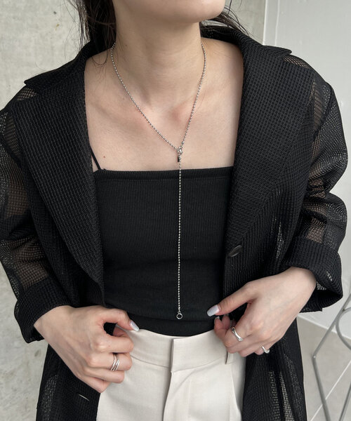 CAPRICIEUX LE'MAGE（カプリシューレマージュ）の「〈GOLDY/ゴールディ〉2SETマルチWAYネックレス（ネックレス・レディース・ゴールド/シルバー・FREE）」の6枚目の写真