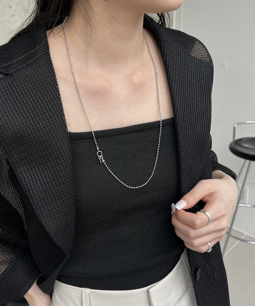 CAPRICIEUX LE'MAGE（カプリシューレマージュ）の「〈GOLDY/ゴールディ〉2SETマルチWAYネックレス（ネックレス・レディース・ゴールド/シルバー・FREE）」の8枚目の写真