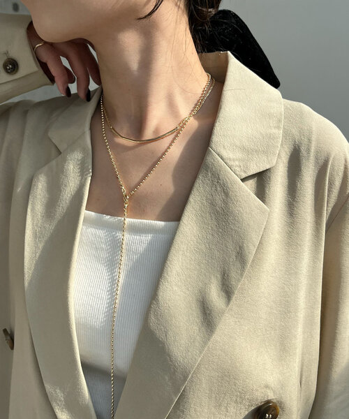 CAPRICIEUX LE'MAGE（カプリシューレマージュ）の「〈GOLDY/ゴールディ〉2SETマルチWAYネックレス（ネックレス・レディース・ゴールド/シルバー・FREE）」の10枚目の写真