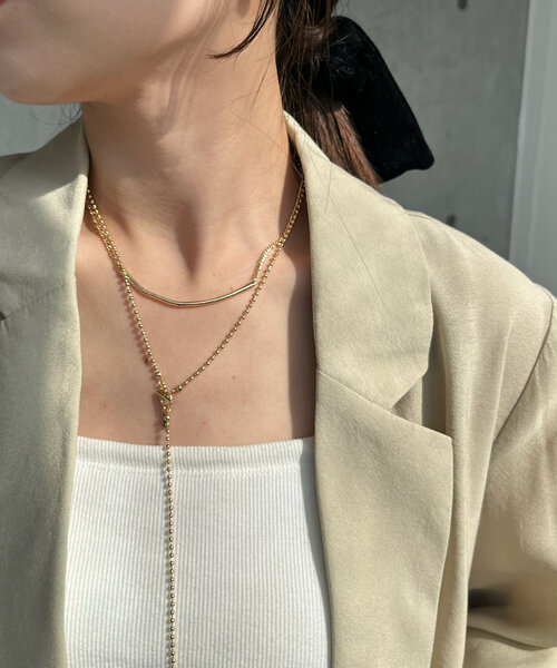 CAPRICIEUX LE'MAGE（カプリシューレマージュ）の「〈GOLDY/ゴールディ〉2SETマルチWAYネックレス（ネックレス・レディース・ゴールド/シルバー・FREE）」の14枚目の写真