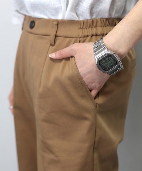Aletta vita(アレッタビータ)の「【撥水加工】センタープレスストレートパンツ(その他パンツ・レディース・ネイビー/キャメル・M/L)」の9枚目の写真