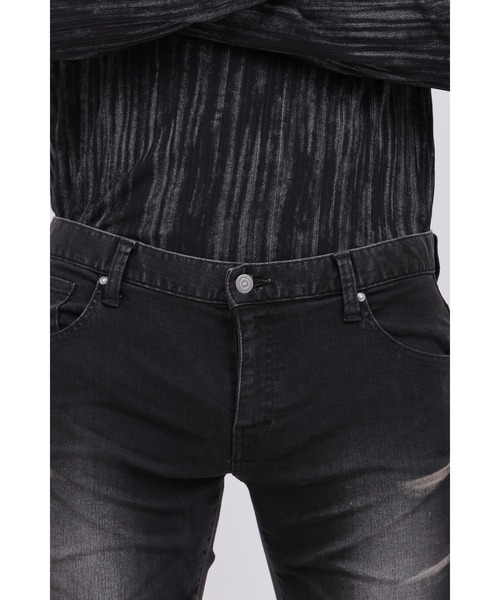 TORNADO MART（トルネードマート）の「3Dﾌﾞﾗｯｸｳﾞｨﾝﾃｰｼﾞｼｭｰｶｯﾄﾃﾞﾆﾑ（デニムパンツ・メンズ・ネイビー・M/S/L/LL/XXL）」の3枚目の写真