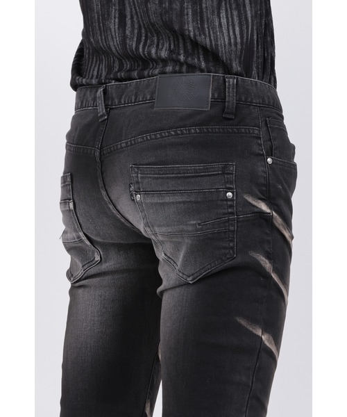 TORNADO MART（トルネードマート）の「3Dﾌﾞﾗｯｸｳﾞｨﾝﾃｰｼﾞｼｭｰｶｯﾄﾃﾞﾆﾑ（デニムパンツ・メンズ・ネイビー・M/S/L/LL/XXL）」の6枚目の写真