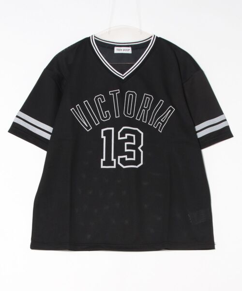 TEEN BOOP（ティーンブープ）の「メッシュルーズTee（Tシャツ/カットソー・レディース・ブラック/ブルー・FREE）」の15枚目の写真