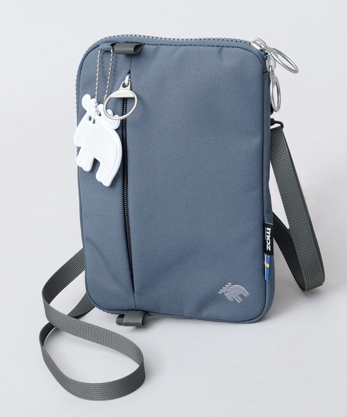 moz(モズ)の「軽量 撥水 ポリエステル 縦横 2WAY スマホ ミニショルダーバッグ(ショルダーバッグ・レディース・ブラック/ブルー/オフホワイト・FREE)」の6枚目の写真