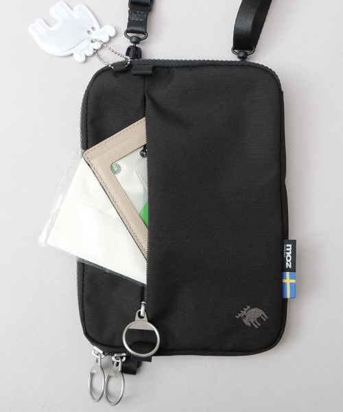 moz(モズ)の「軽量 撥水 ポリエステル 縦横 2WAY スマホ ミニショルダーバッグ(ショルダーバッグ・レディース・ブラック/ブルー/オフホワイト・FREE)」の18枚目の写真