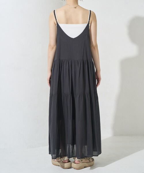 セール】限定展開 インド ティアード 切り替え キャミワンピース