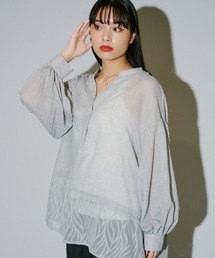 シアーJQフラッフィーブラウス