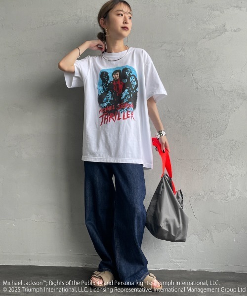 GOOD ROCK SPEED（グッドロックスピード）の「[GOOD ROCK SPEED/グッドロックスピード] MICHAEL JACKSON ロックプリントTシャツ（Tシャツ/カットソー・レディース・ホワイト・XL/F/L）」の18枚目の写真